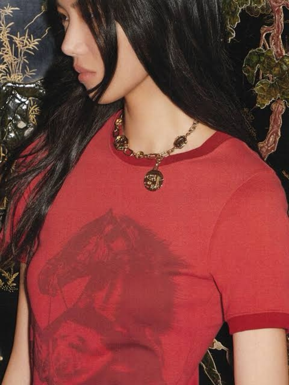 ✨ CHLOE lunar new year horse BABY FIT LOGO T-SHIRT IN CHINÉ JERSEY
$590 - Picture 4 of 8